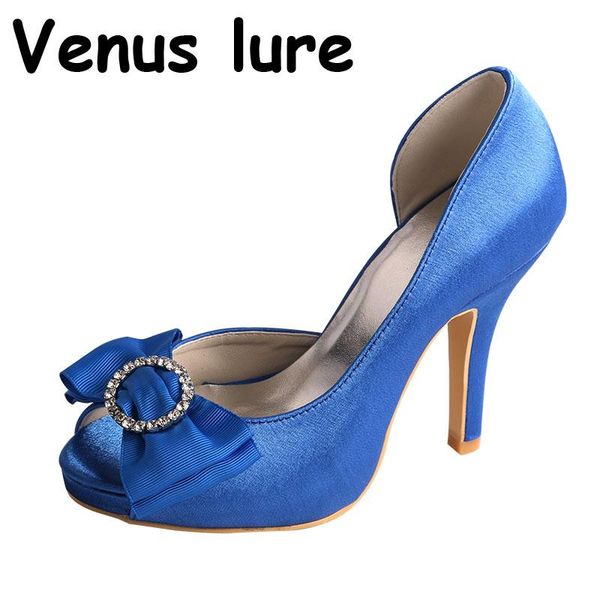 

dress shoes wedopus size 4 peep toe womens party royal blue inches, Black