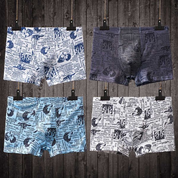 

milk silk breathable lattice mid-waist men's comfortable underwear, Black;white