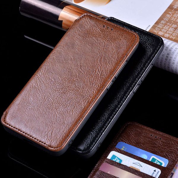 

bgrf2020 new one plus 7 pro mobile phone case card flip busins simple protective leather caseswza