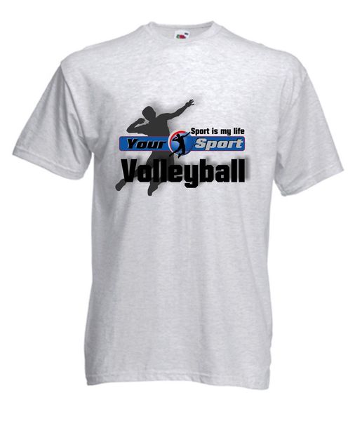 

2019 volleyballer t-shirt real grey up to 3xl shirt sport hooded sweatshirt hoodie