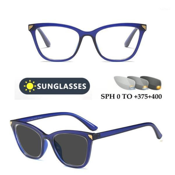 

2020 ultralight cat progressive multifocal pchromic reading glasses bifocal presbyopia multifocal glasses uv400 fml1, White;black