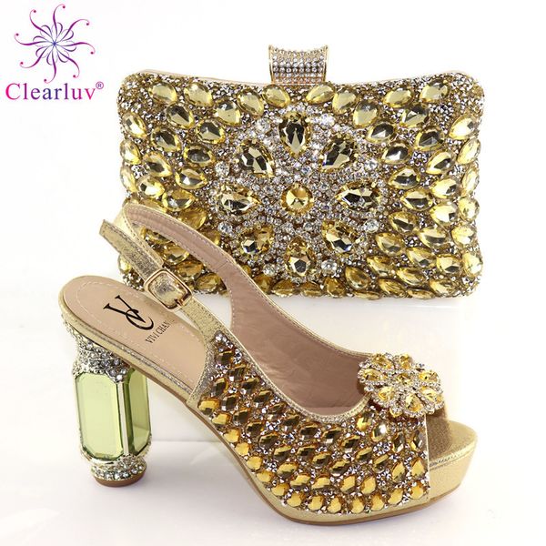 

new arrival italian ladies shoes and bags to match set designer shoes women luxury 2019 shoe and bag set for party in women 1007, Black;white