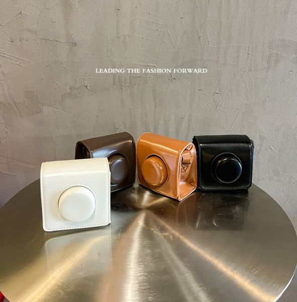 

kids casual handbags fall/winter solid color retro mini camera bag for children handsome boy cross body bags wallet, Black