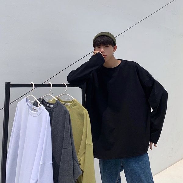 

male sweatshirt 2021 spring and winter new long sleeve division vc4u, Black