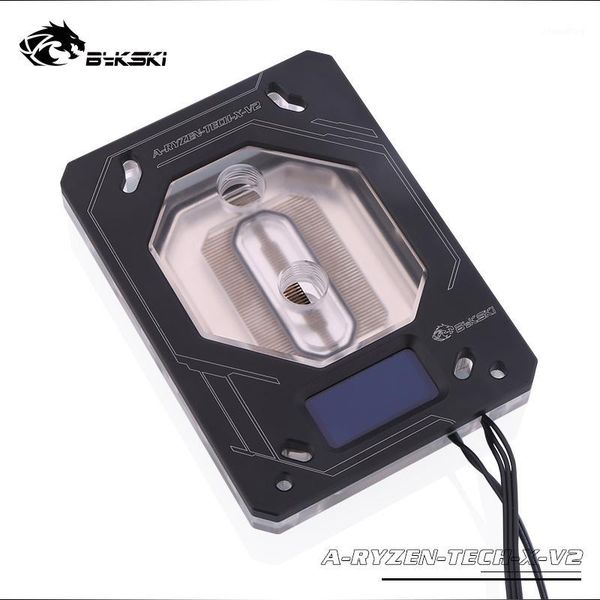 

bykski a-ryzen-tech-x-v2 cpu water cooling block for amd am3 am4 tr4 black1