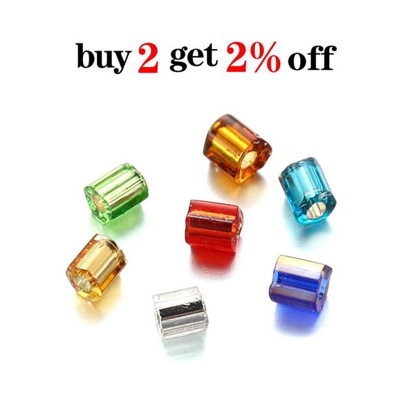 

1800pcs/lot 2mm hole 1mm japanese small seed beads hexagon czech glass loose cyclinder beads for diy jewelry making bbyqym