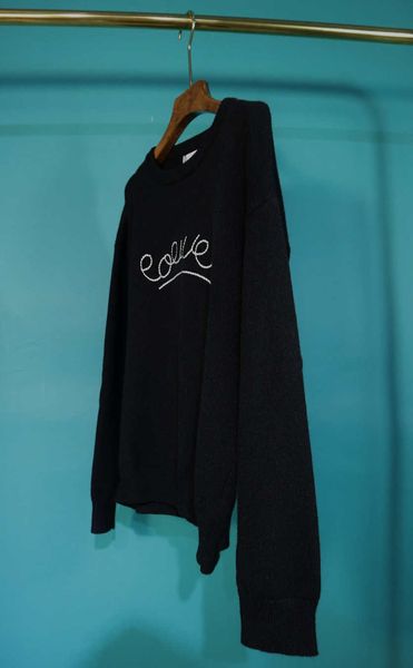 

new casual fashion men's women's sweaters with letters black color men's women's sweaters streetwear black -l, White;black