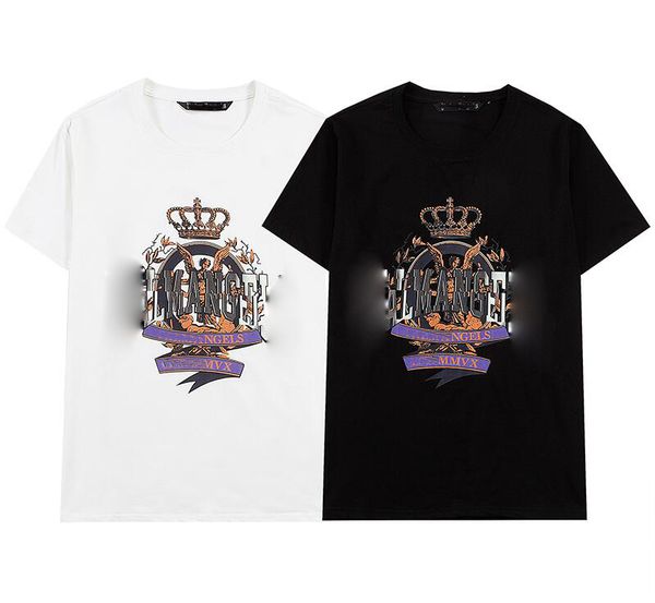 

2021 new designers t shirt palm mens women's t-shirt fashion men's casual t-shirt men's designer street short-sleeved paris t, White;black