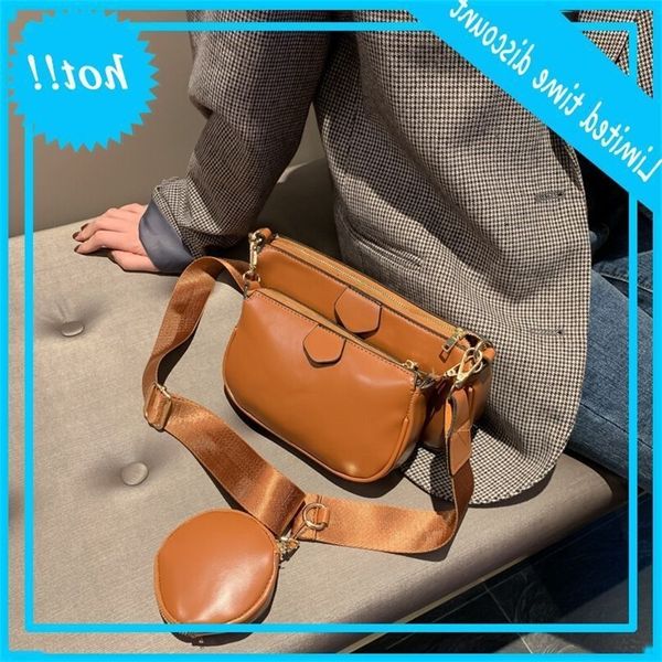 

2020 new korean fashion trend women's mother pu one shoulder messenger bag
