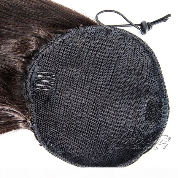

#6 #8 no shedding peruvian brazilian human hair blonde virgin extensions 100g 120g 140g 160g extensions silky straight drawstring, Black