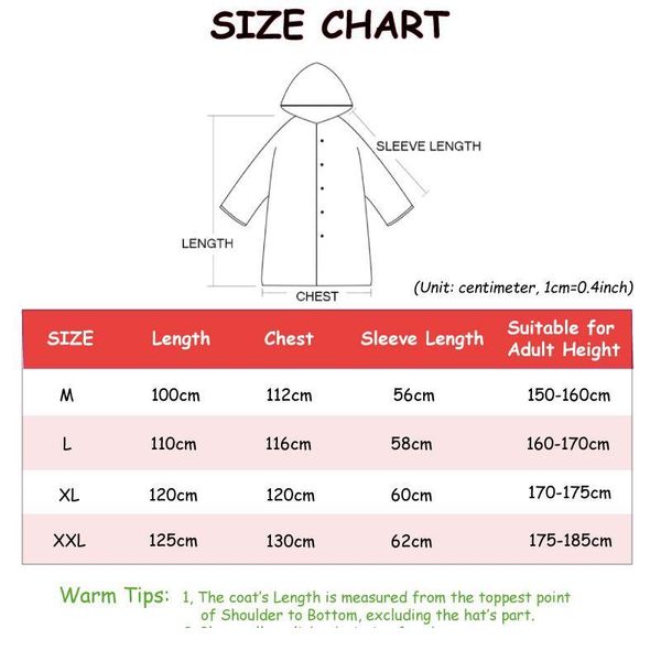 

men women long thick rainwear universal rain coat waterproof poncho hiking tour raincoat hooded bbysbz