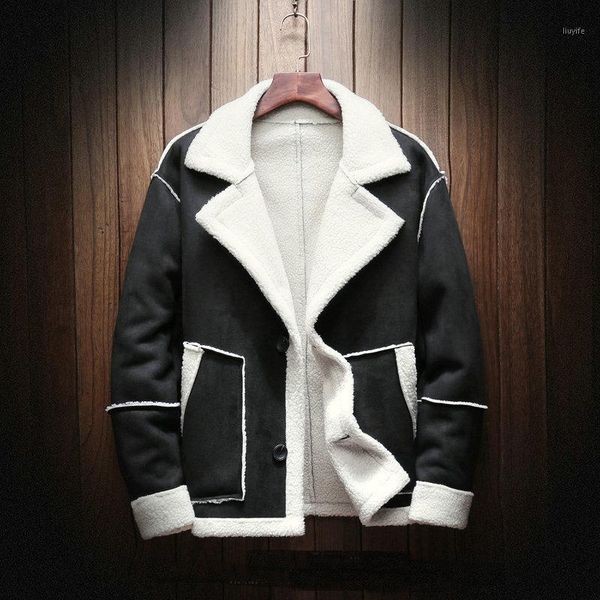 

2019 new mens winter coats and jackets large size men casual warm coats winter thicken jackets outwear fur collar parkas1, Black;brown