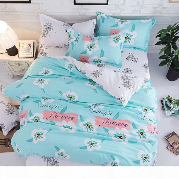 

35 4pcs girl boy kid bed cover set duvet cover child bed sheets and pillowcases comforter bedding set 2tj-61015