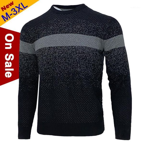 

muls 2019 sweater pollover men fashion cotton knitted polka dot ugly sweater jumper o-neck knitwear jersey men black color -4xl1, White;black