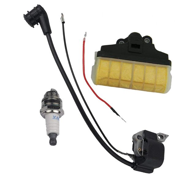 

ignition coil + spark plug + air filter, stihl 021, 023, 025, ms250, ms230, ms210, lawn mower replacement parts for home improvement