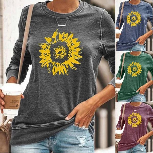 

womens sweatshirt o-neck long sleeve floral print sleeve pullovers sweatshirt solid hooded blouse female para mujer b15, Black