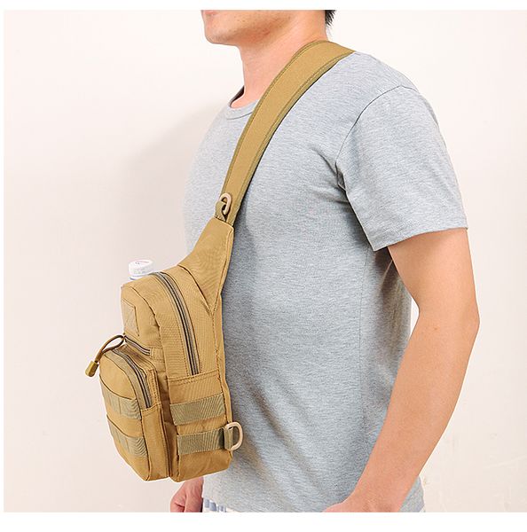 

military tactical backpack army tactical shoulder bags mens sports chest bag oxford camping travel hiking trekking runsacks bag
