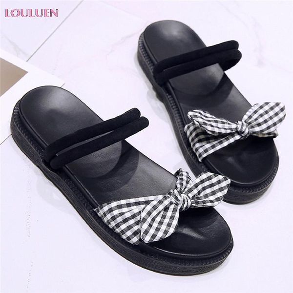 

sandals casual flat shoes sandals women's thick bottom non-slip summer character shoes plus size 35- 40, Black