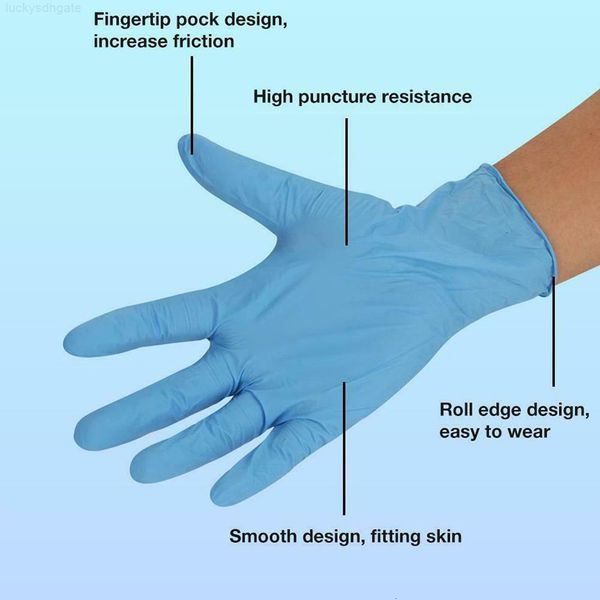 

factoryf5kcdisposable latex food universal household garden gloves home cleaning rubber