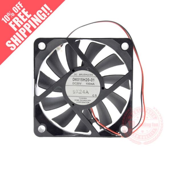 

used for d6015h20-01 d6015h24-01 20v 24v 100ma 6015 6cm cooling fan
