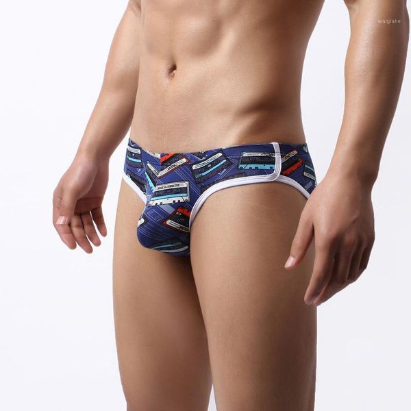 

mens briefs jockstrap cartoon printed gay underwear bulge pouch slip homme low waist panties sleepwear nightwear swimwear1, Black;white