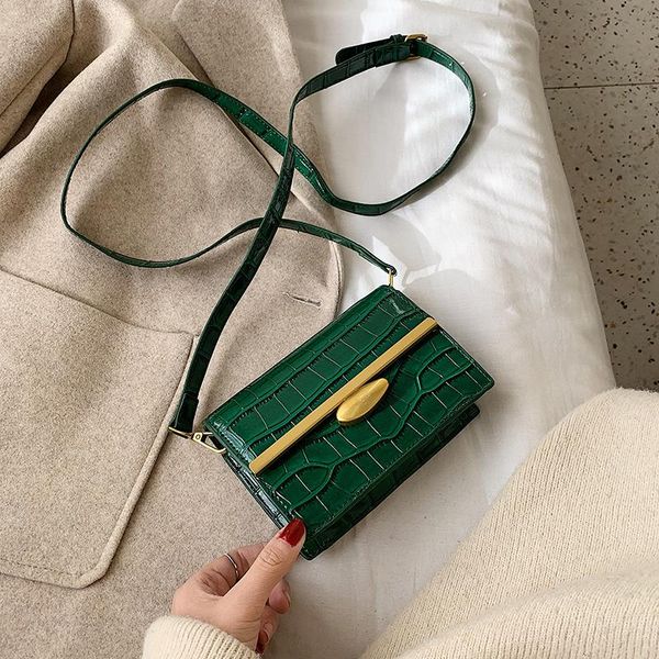 

fashion stone pattern pu leather crossbody bags for women small shoulder messenger bag ladies mini travel handbags