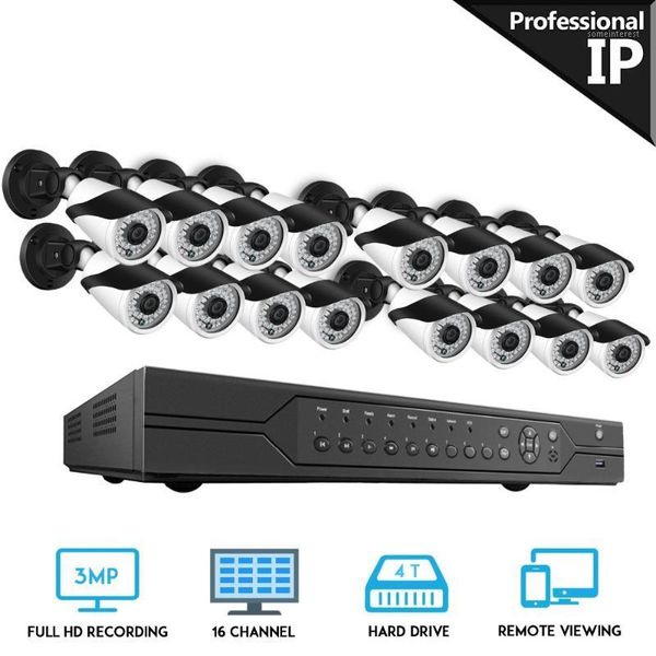 

wireless camera kits besder poe 16ch cctv system 3mp/1080p hd nvr 16pcs ir outdoor waterproof p2p home security surveillance kits1