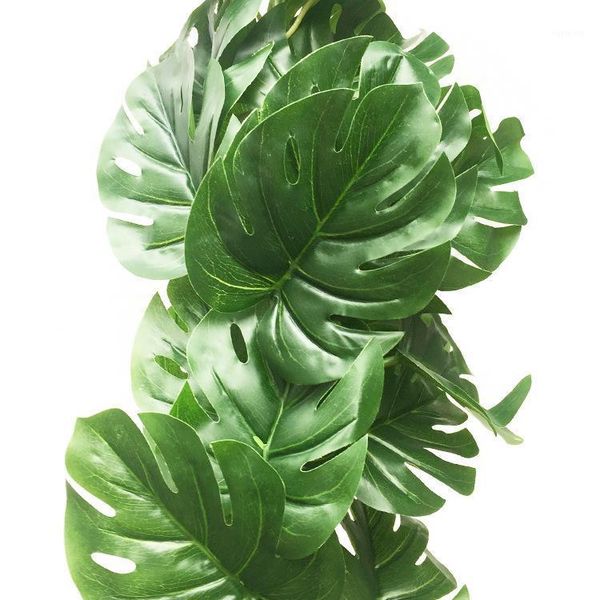 

artificial plant lvy hanging vine rattan green leaves wall wedding home garden wreath garland decoration pgraphy backdrops1