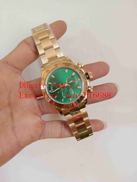 

3 style selling bp factory 7750 movement mens watch wristwatches 40 mm 116508 116503 116523 116505 sapphire glass chronograph automat, Slivery;brown