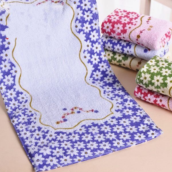 

печать полотенца lucky flower simple facecloth дом для дома дышащие хлопчатобумажные мода женщина человек умывальник подарок новый 1 9xa k2