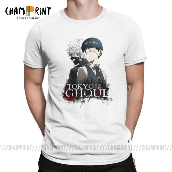 

sport tokyo ghoul men's t shirts japanese anime kaneki ken humorous tees short sleeve crewneck t-shirt cotton plus size clothes