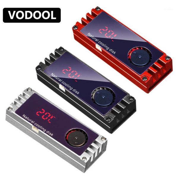 

fans & coolings cooling warship fan temperature oled digital display m.2 2280 ssd nano silicone thermal pad wafer cooler heatsink1