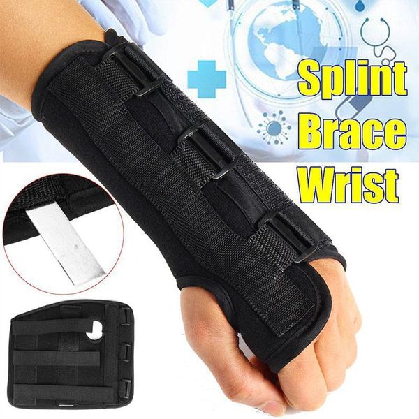 

wrist support carpal tunnel pads brace sprain forearm splint strap protector xr-1, Black;red