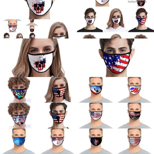 

print double layer mask face dustproof anti-uv foral designer masks fashion women men mout is06 3vsy