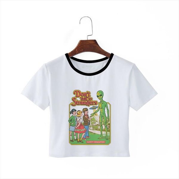 

vogue t shirt grunge aesthetic funny graphic tees women clothes fashion white tshirt summer crop casual short sleeve