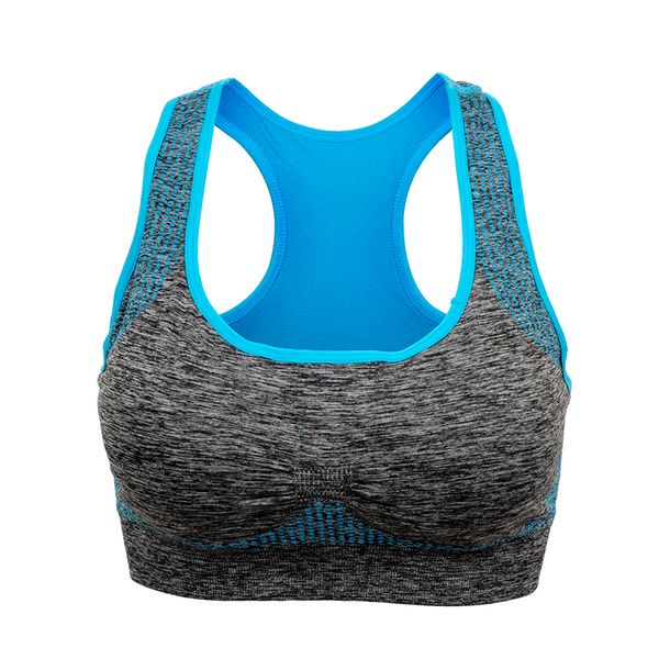 

shockproof quick dry sports bra women padded gather yoga bra push up gym running bra seamless workout fitness top, White;black