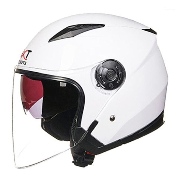 

universal half helmet motorcycle with sun visor for men women1