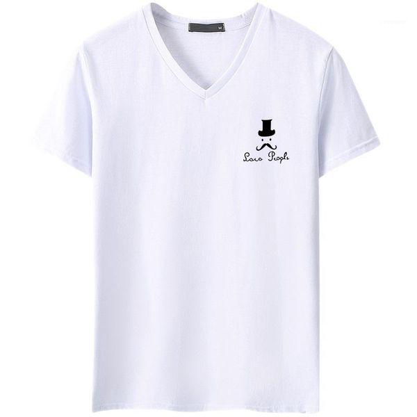 

kuyomens new fashion t shirt brand clothing hip hop letter print men's t-shirt short sleeve t-shirts man 5xl1, White;black