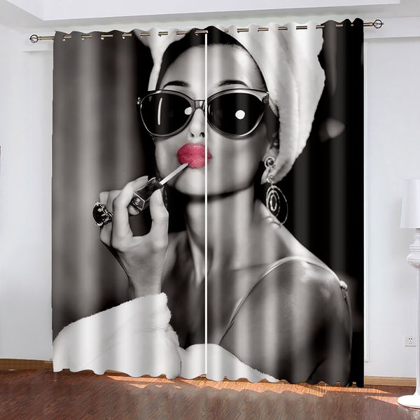 

custom 3d curtain fabric black beauty curtains 3d curtains for living room bedding room office