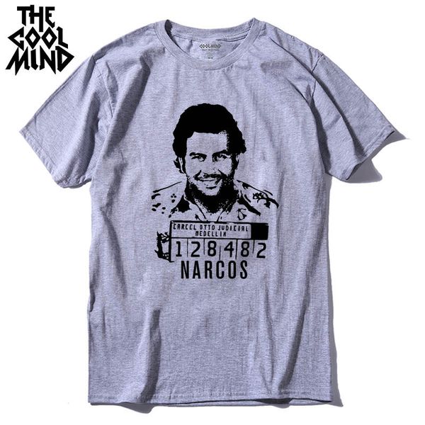 

es0114a pablo escobar print men t-shirt short sleeve loose t shirt for men o-neck street style men t-shirt sport hooded sweatshirt hoodie