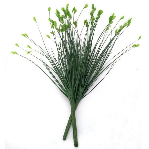 

5pcs green artificial plant 62cm length simulation plastic grass home garden wedding decoration