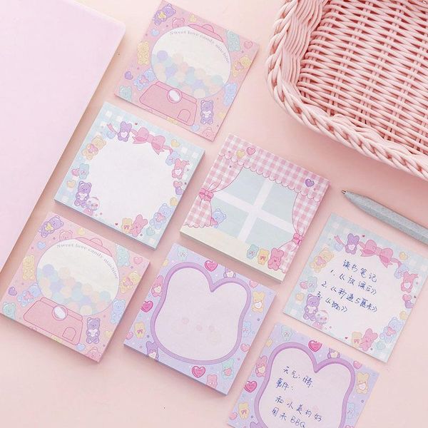 

творческий candy memo pad student sticky notes симпатичные блокнот отделка офиса planner наклейки школы канцелярские принадлежности 02140 bb