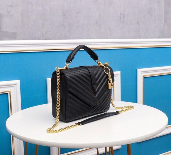 

2020 new style genuine leather shoulder bag with metal chain for women ing