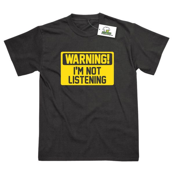 

warning im not listening printed kids cool casual pride men new fashion loose size ajax sport hooded sweatshirt hoodie t shirt