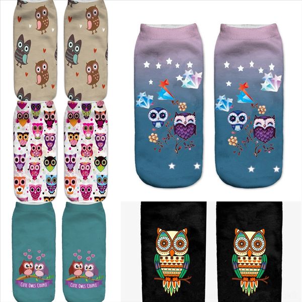 

th2xw men run animal print sport socks absorption moisture-wicking striped owl wearable cushion socks soccer kai see anti-slip sock, Black