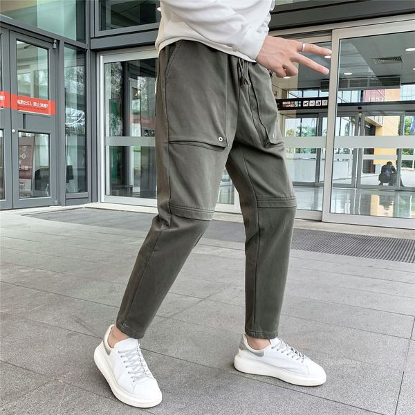 

2021 new outono inverno novo fino slida bolso veludo grossas personalidade juventude masculinas bsas, Black