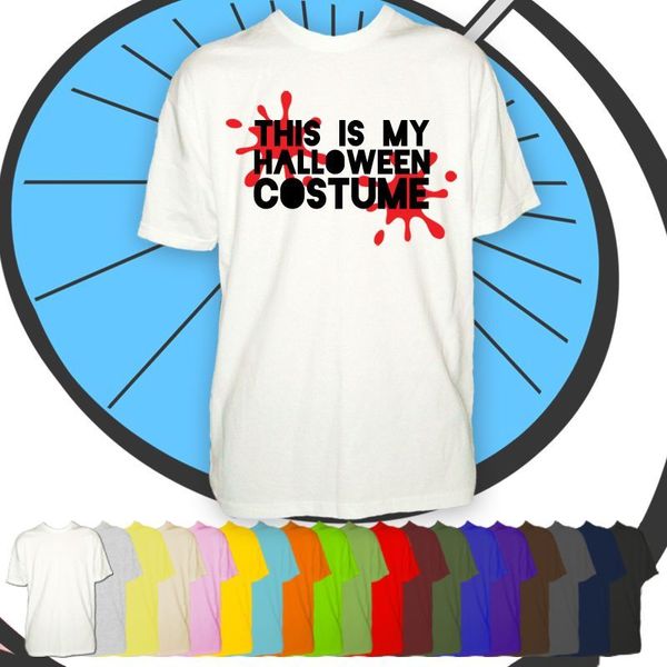 

mens this is my halloween costume blood splattered scary 2019 fashion tee hoodie designers t shirts sweatshirt