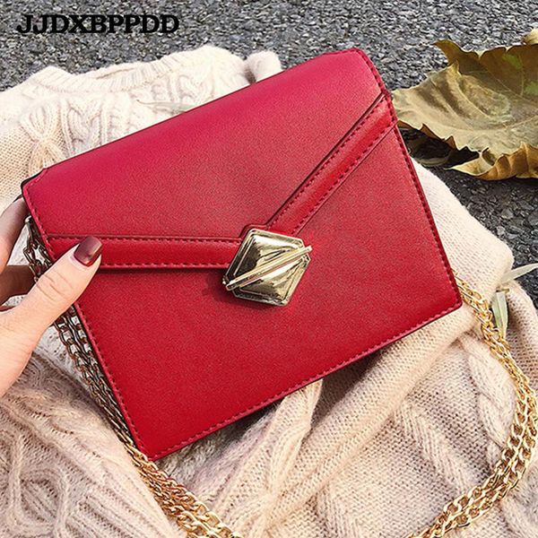 

jjdxbppdd small women bags pu leather messenger bag clutch bags designer mini shoulder bag women handbag cover chain solid