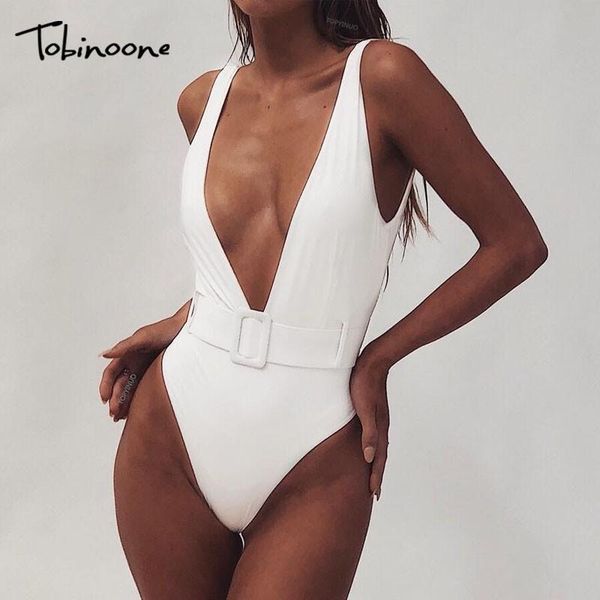 

tobinoone v-neck push up women bodysuit strap solid white bodysuit female romper jumpsuit one-piece summer beach playsuit, Black;white