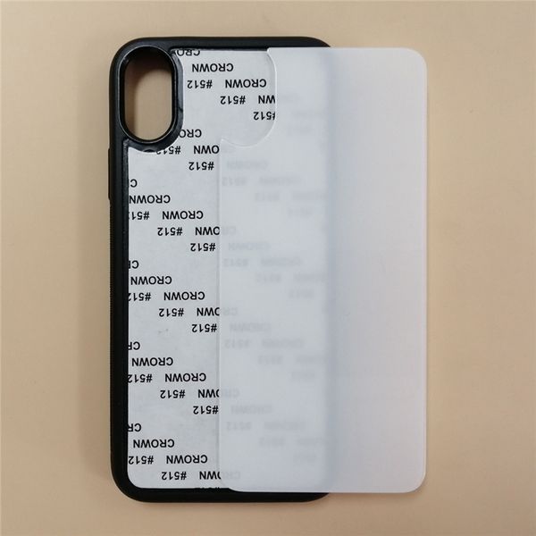 

blank 2d sublimation tpu+pc+glass cell phone cases for iphone 13 12 mini 11 pro max se 8 8plus x xr xs with aluminum inserts dhl